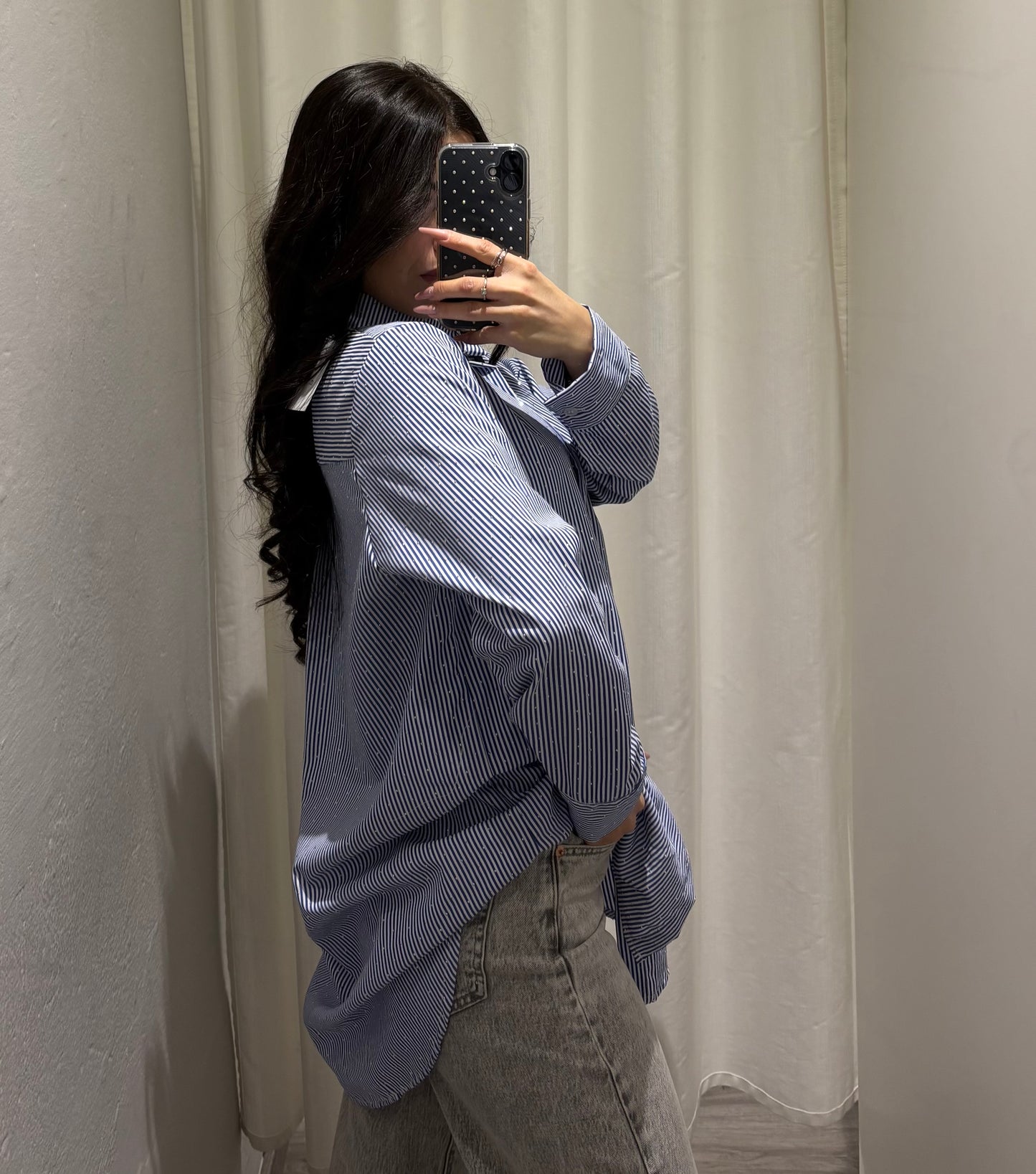 CAMICIA LINES BRILLANTINATA