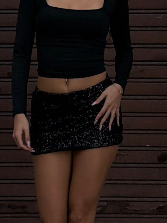 MIN GONNA PAILLETTES