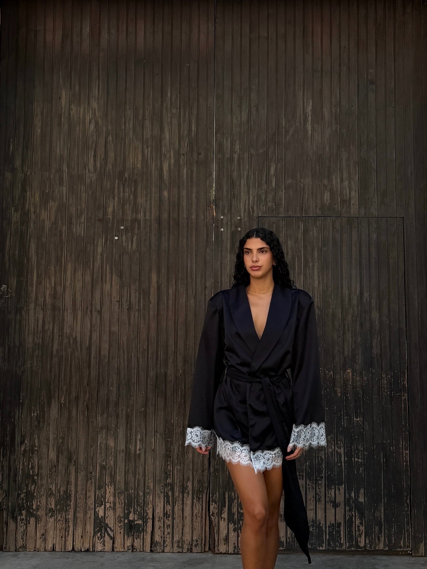 BLAZER NOIR LACE