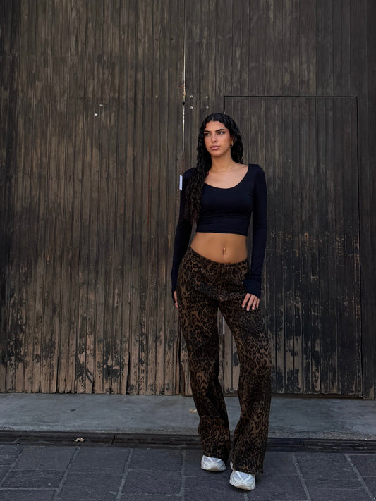 JEANS LEOPARD