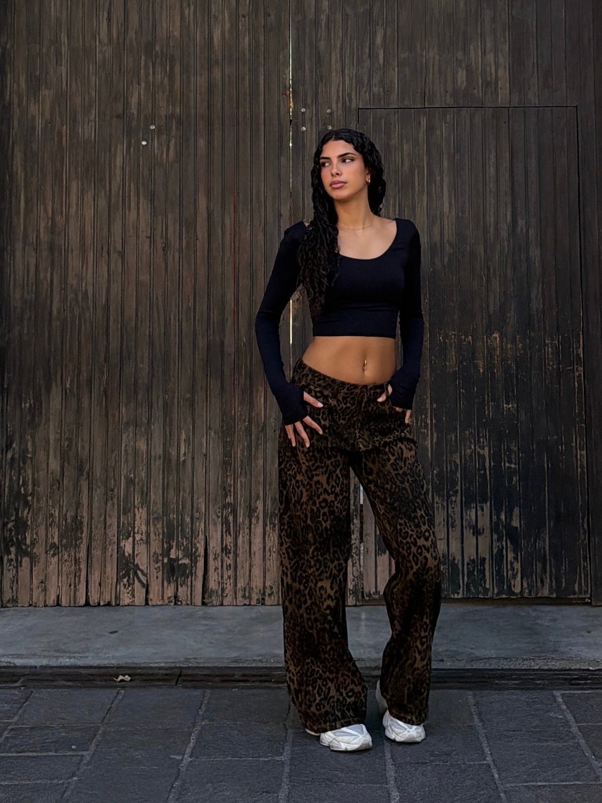 JEANS LEOPARD